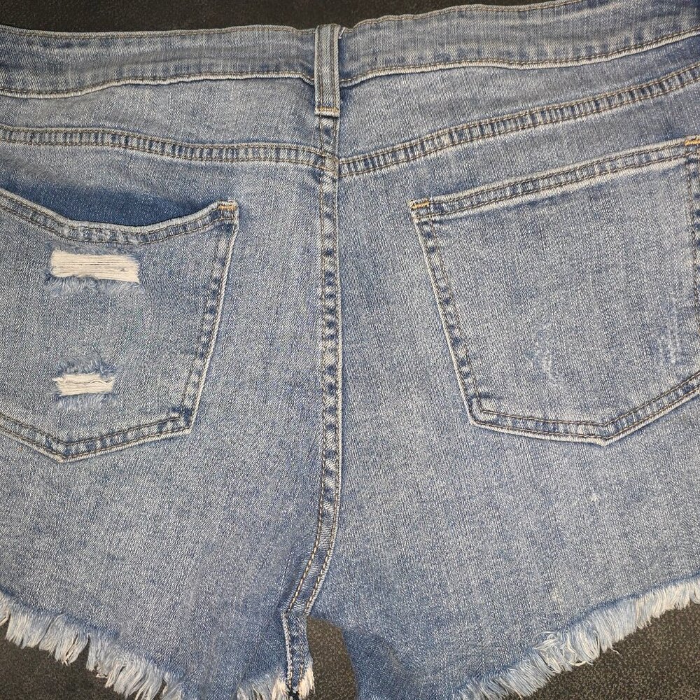 jUST usa short denim  shorts   size 33